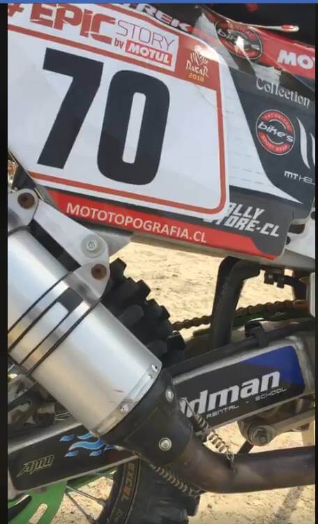 Rally Dakar — Sponsor mototopografia.cl